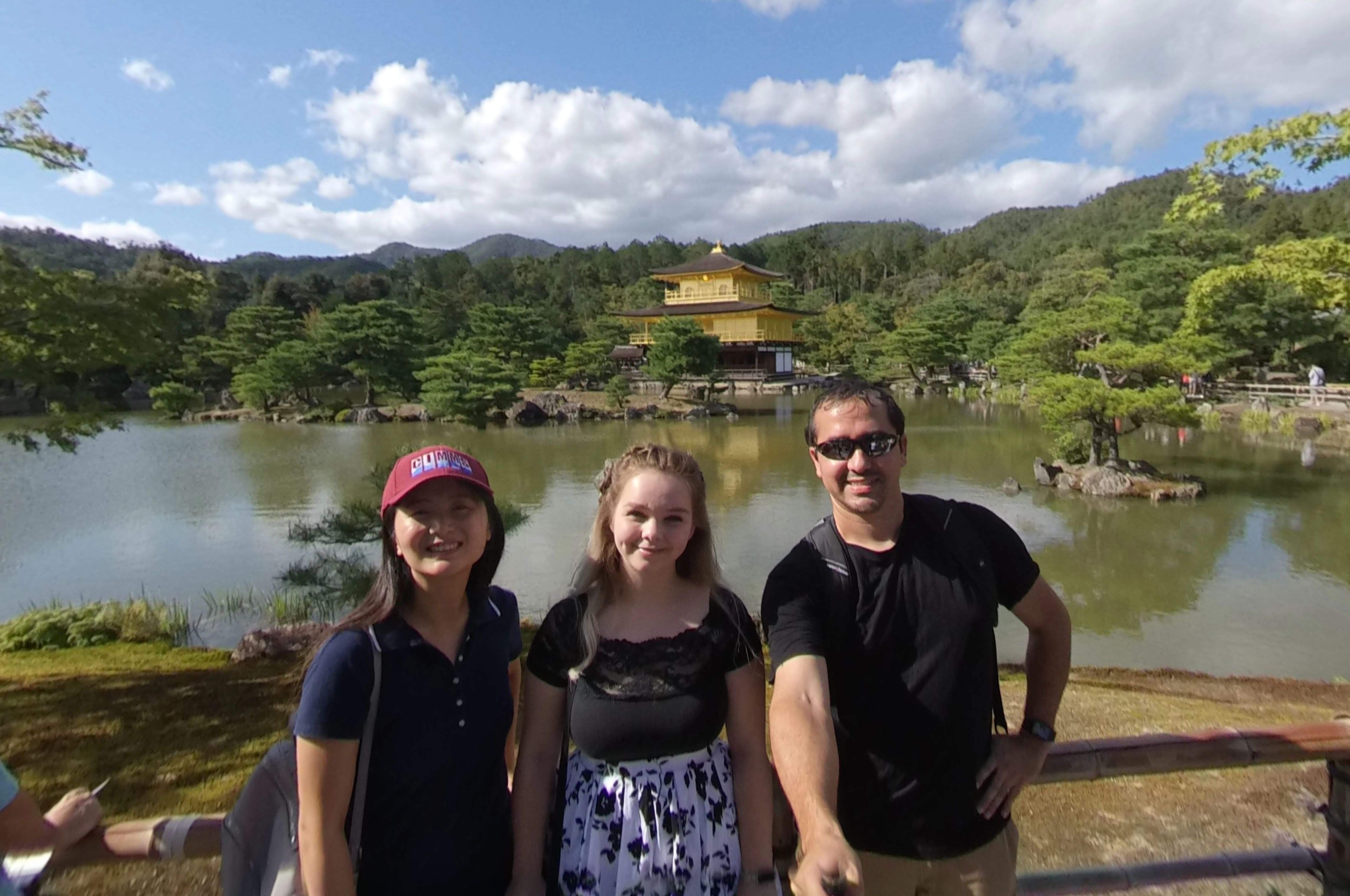 OU CIMMS Researchers Berry Win, Sandmael and Adrian Campbell presented at the AMS 39th International Conference on Radar Meteorology in Japan in 2019. (Photo provided)